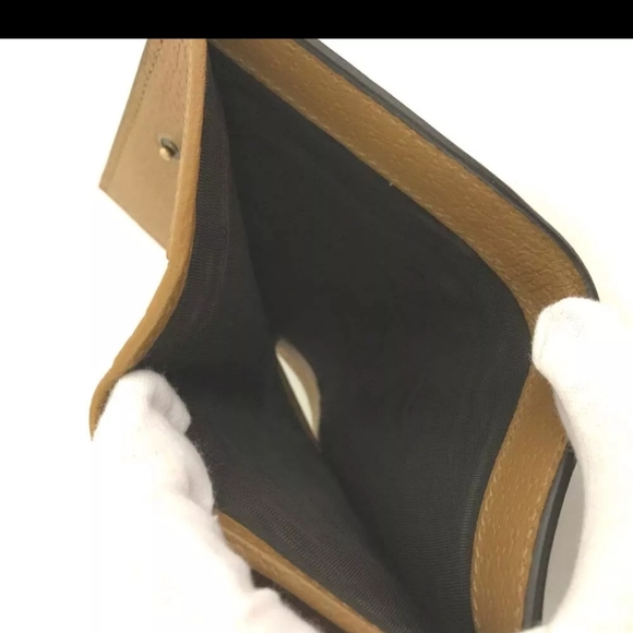 GUCCI Disney Collaboration Micro GG Logo PVC Leather Bifold Wallet W/Box & Dustb - Picture 8 of 9